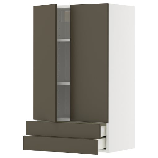 METOD/MAXIMERA, стенен шкаф с 2 врати/2 чекмеджета, 095.587.44