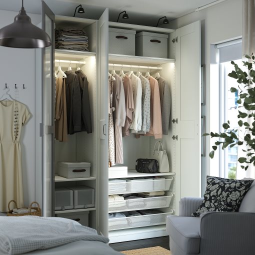 PAX/KAMMARTORP/GRIMO, гардероб - комбинация, 095.725.37