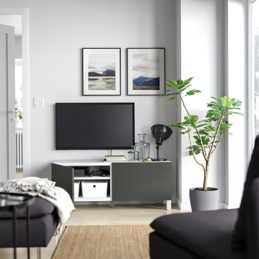 BESTÅ, TV шкаф с вратички, 095.729.57
