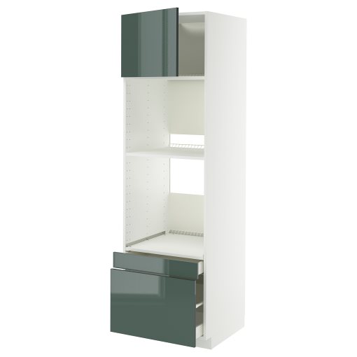 METOD/MAXIMERA, висок шкаф за фурна/комби фурна + врата/2 чекм., 095.864.45