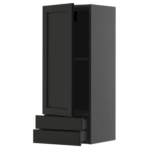 METOD/KNIVSHULT, стенен шкаф с врата/2 чекмеджета, 095.874.97