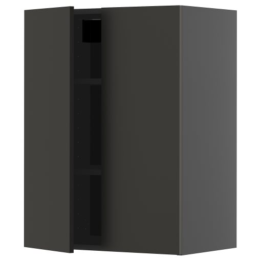 METOD, стенен шкаф с рафтове/2 вратички, 095.875.48
