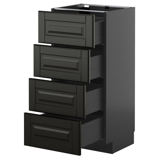 METOD/KNIVSHULT, долен шкаф с 4 чела/4 чекмеджета, 095.899.10
