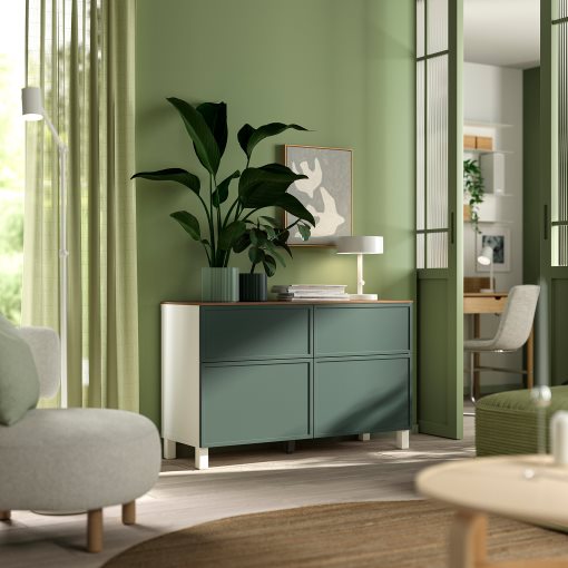 BESTÅ, комб. артикул за съхранение с врати, 095.980.85