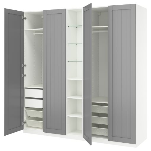 PAX/GULLABERG, гардероб - комбинация, 235x60x236 см, 096.118.45