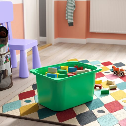 TROFAST, бюро с кутии за съхранение, 124x44x52 см, 096.138.73