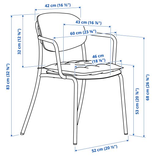 VISINGSÖ/VISINGSÖ, маса и 2 стола, 70x70 см, 096.155.32