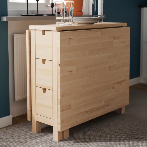 NORDEN/HÖGVED, маса и 2 стола, 26/89/152 см, 096.300.90