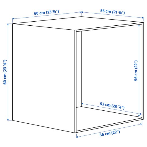 PLATSA, рамка, 60x55x60 см, 103.309.72