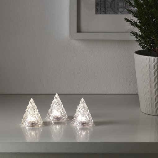 VINTER 2018, LED декоративно осветление, работи на батерии, 3 бр/к-т, 104.006.96