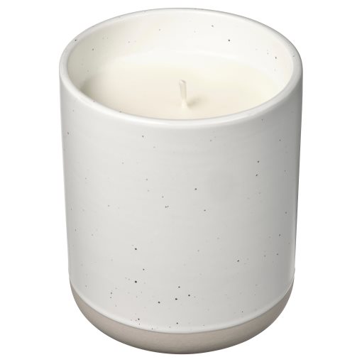 ÄDELTUJA, арома свещ в керамична чашка, краставица и лайм, 105.480.23