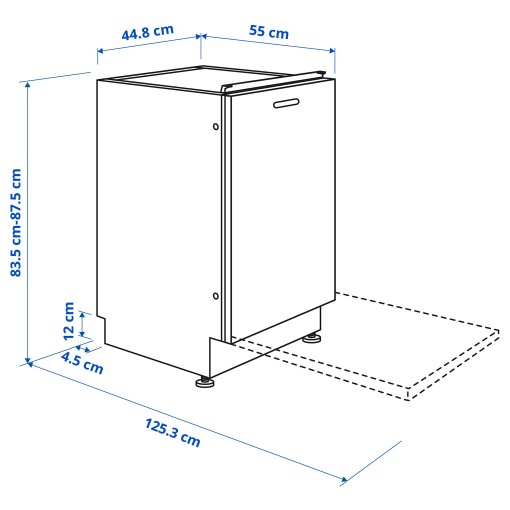FROSLUNDA, съдомиялна за вграждане, IKEA 500, 105.681.67