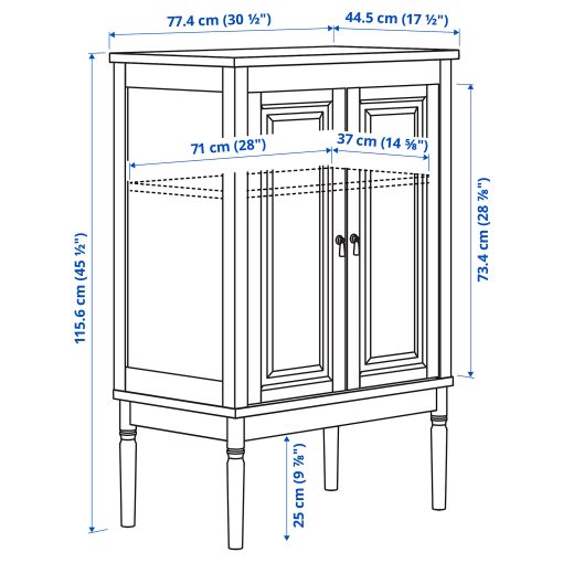 FÄRJKARL, шкаф, 77x45x116 см, 105.976.07