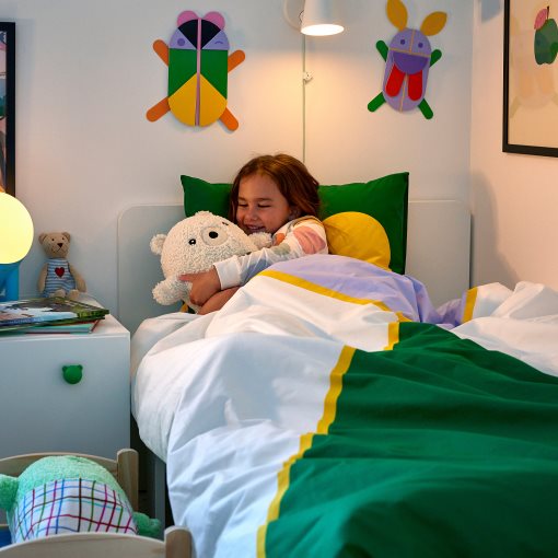 GREJSIMOJS, плик за завивка и калъфка, 150x200/50x60 см, 106.018.31