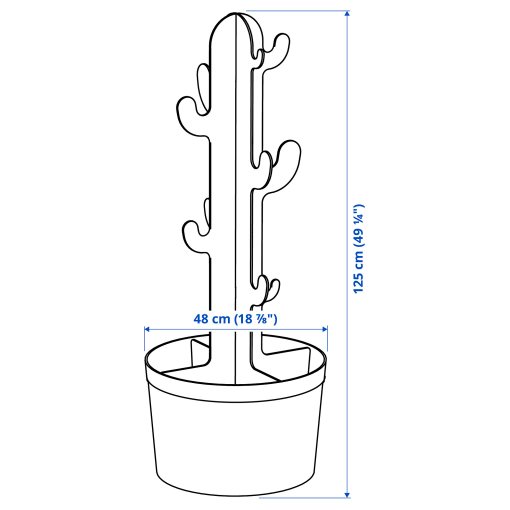 GREJSIMOJS, стойка за дрехи, 125 см, 106.029.96