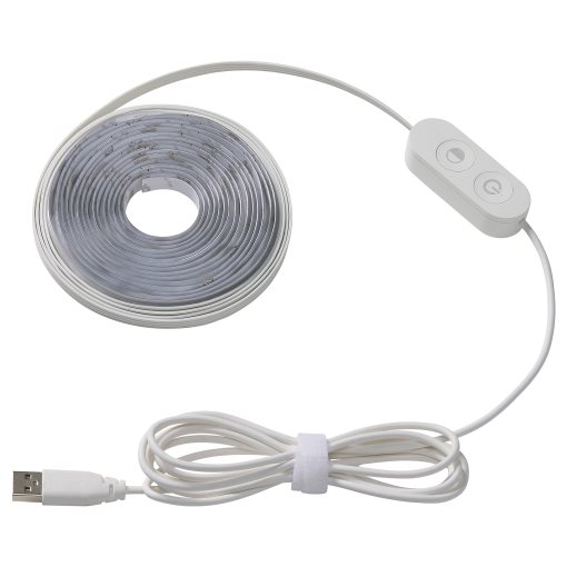 KABBLEKA, LED лента с USB, 3 м, регулиране на цвета, 106.096.67