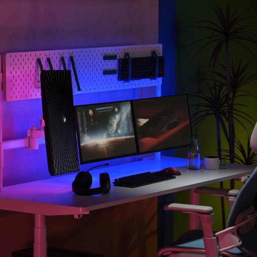 KABBLEKA, LED лента с USB, 3 м, регулиране на цвета, 106.096.67