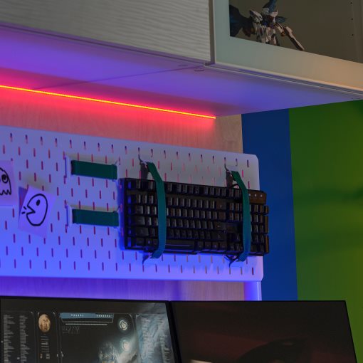 KABBLEKA, LED лента с USB, 3 м, регулиране на цвета, 106.096.67