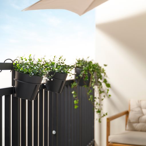 VITLÖK, саксия с поставка, 15 см, 106.120.14