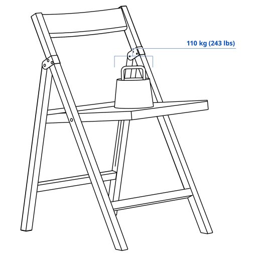 IKEA PS 2026, Сгъваем стол, 106.178.94