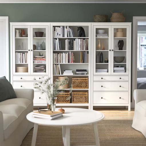 HEMNES, комбиниран артикул за съхранение с врати/чекмеджета, 192.337.59