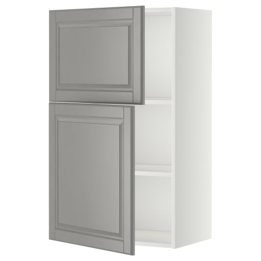 METOD, стенен шкаф с рафтове/2 вратички, 194.659.33