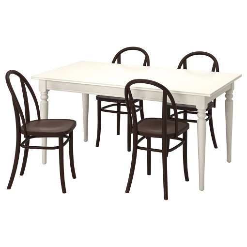 INGATORP/SKOGSBO, маса и 4 стола, 195.150.99
