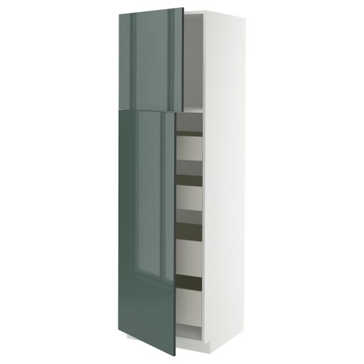 METOD/MAXIMERA, висок шкаф с 2 врати/4 чекмеджета, 195.861.00