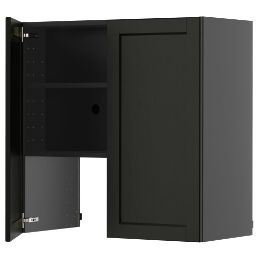 METOD, стенен шкаф за вграден аспиратор с рафт/врата, 195.886.70