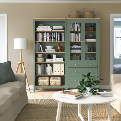 HEMNES, комбиниран артикул за съхр. с врати/чекм., 196.023.41
