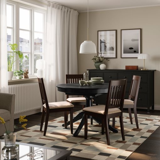 ROSENTORP/NÄSINGE, маса и 4 стола, 196.101.24