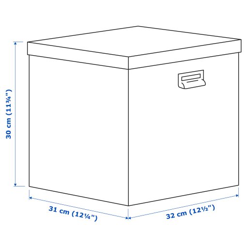 TJOG, кутия с капак, 32x31x30 см, 204.776.71