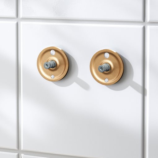 KROKSJÖN, к-т самозалепващи се монт. скоби за стена, 205.830.87