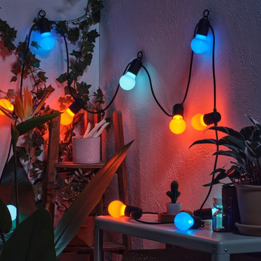SOLVINDEN, LED гирлянда с 12 лампички, 205.931.66