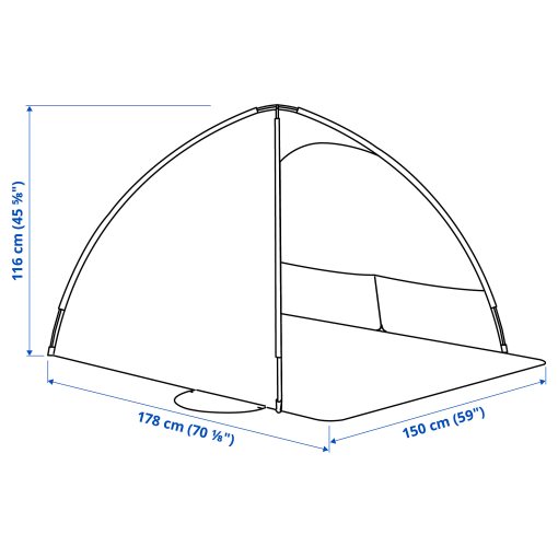 STRANDÖN, палатка-заслон от слънце/вятър, 206.004.64