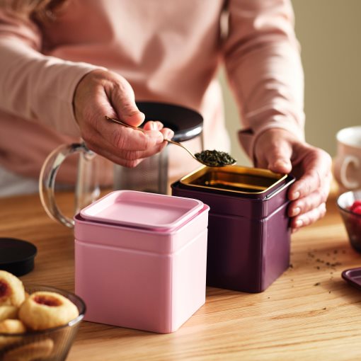 BLOMNING, кутия с капак, 10x10x10 см, 2 бр., 206.090.25