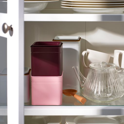 BLOMNING, кутия с капак, 10x10x10 см, 2 бр., 206.090.25