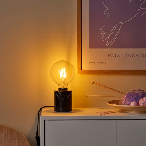 LUNNOM, LED крушка E27 806 лумена, 125 мм, регул. силата на светлината, 206.148.47