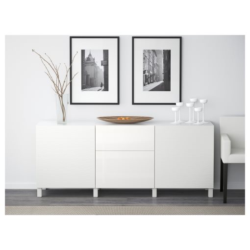 BESTÅ, комбиниран артикул за съхранение с чекмеджета, 291.956.53
