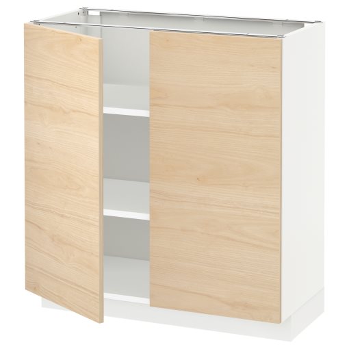 METOD, долен шкаф с рафтове/2 вратички, 294.580.41