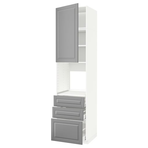 METOD/MAXIMERA, висок шкаф за фурнаа с врата/3 чекм, 294.599.36