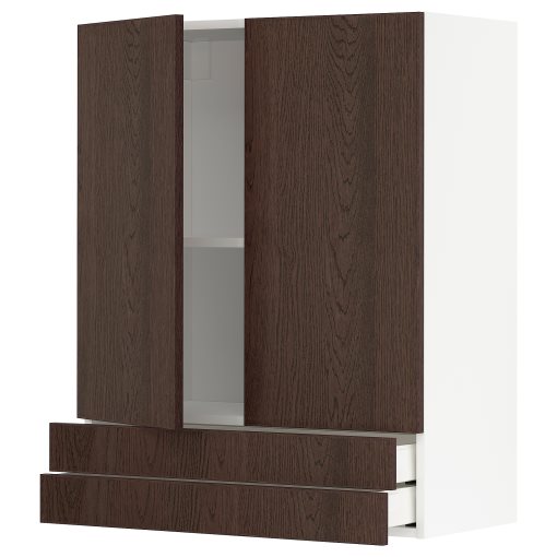 METOD/MAXIMERA, стенен шкаф с 2 врати/2 чекмеджета, 294.650.27