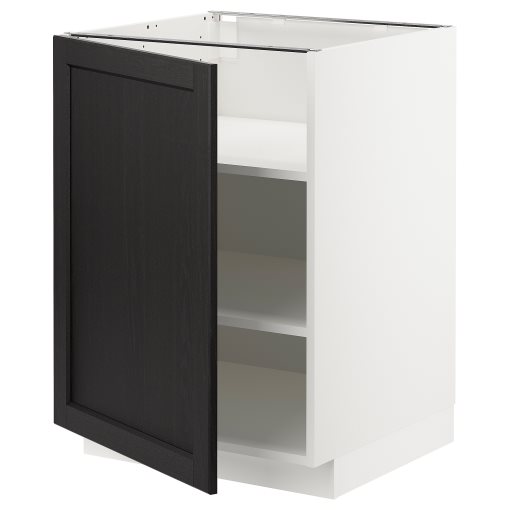METOD, долен шкаф с рафтове, 294.653.91