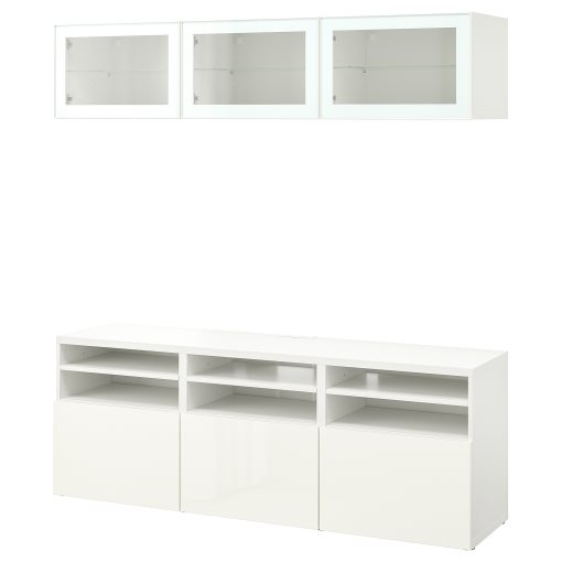 BESTÅ, TV секция/стъклени врати, 294.887.88
