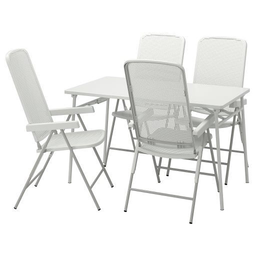 TORPARÖ, маса и 4 кресла с падаща облегалка, 294.948.69