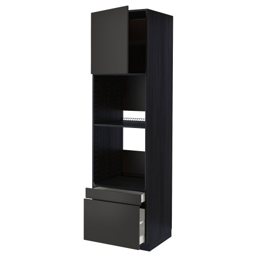 METOD/MAXIMERA, висок шкаф за фурна/комби фурна+врата/2 чекм., 294.980.56