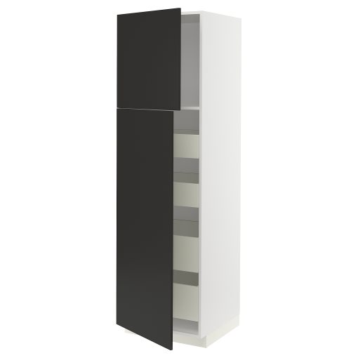 METOD/MAXIMERA, висок шкаф с 2 врати/4 чекмеджета, 294.984.81