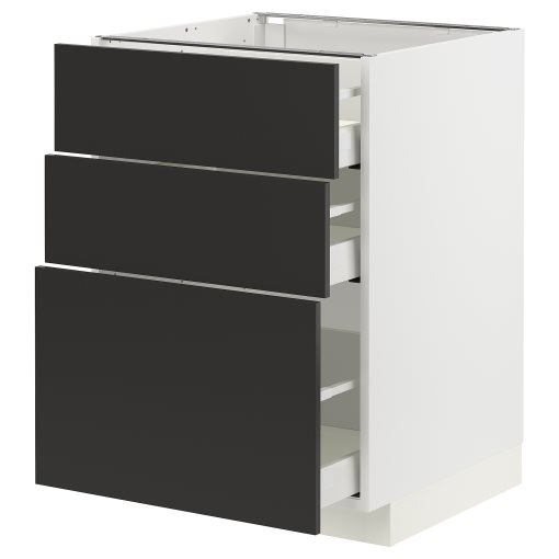METOD/MAXIMERA, долен шкаф с 3 чекмеджета, 294.989.52