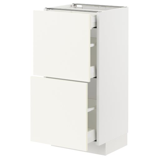 METOD/MAXIMERA, долен шкаф с 2 чела/3 чекмеджета, 295.072.25