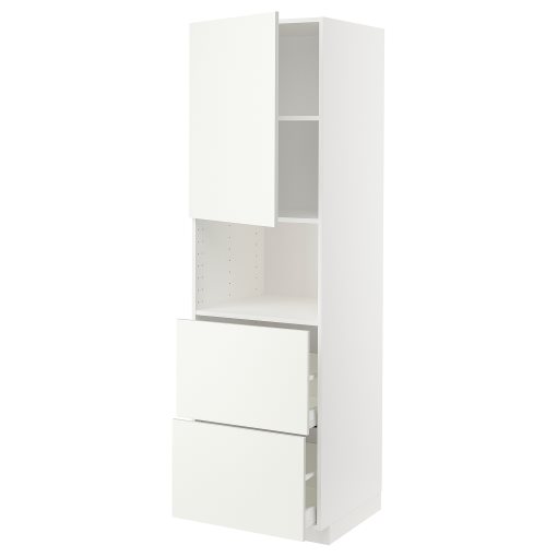 METOD/MAXIMERA, висок шкаф за микр. фурна, врата/2 чекм., 295.074.52